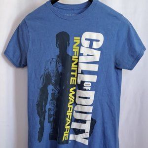 CALL OF DUTY INFINITE WARFARE T-Shirt Sz M SHORT SLVS UNISEX COLLECTOR NOVELTY